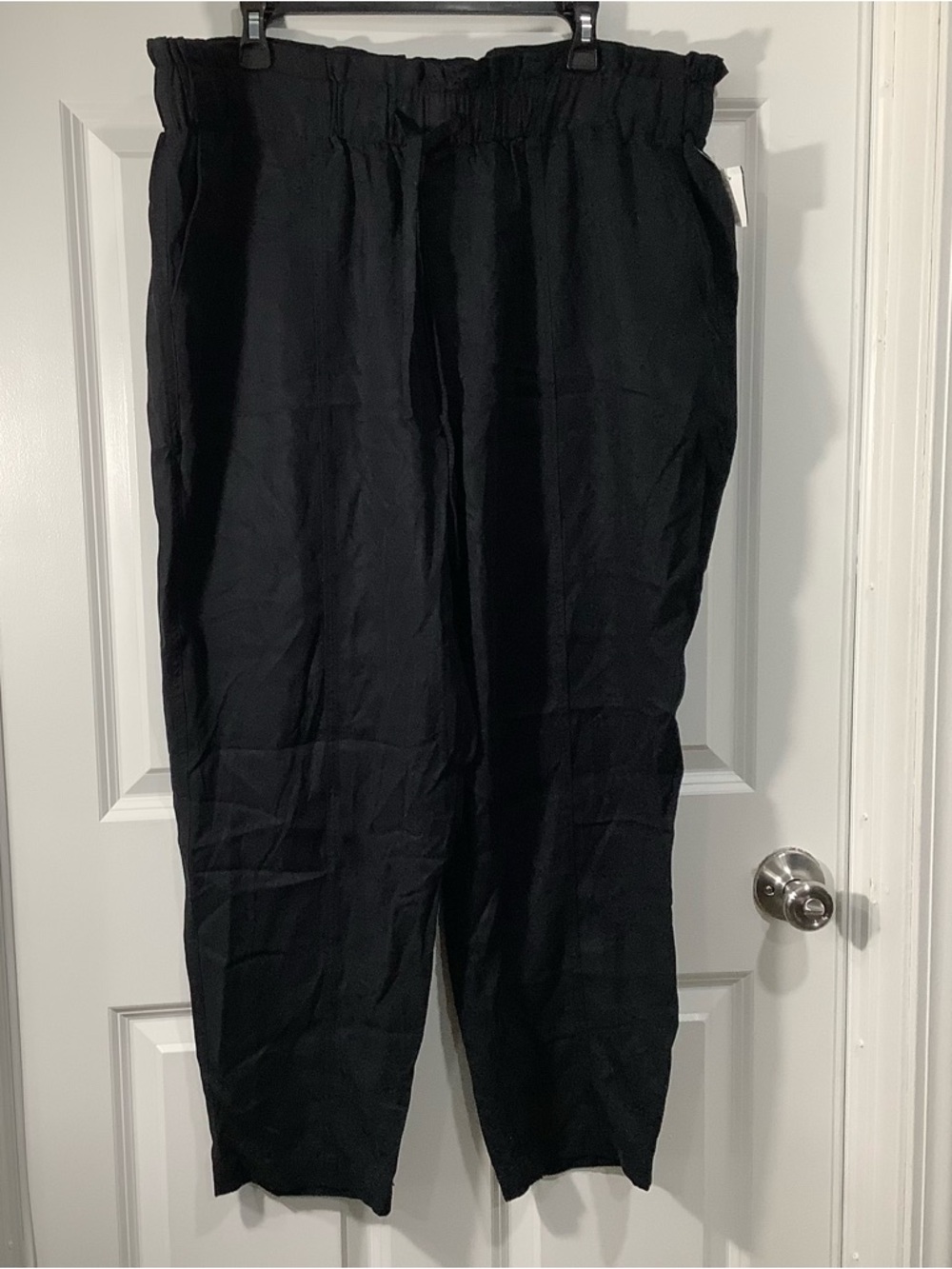 A new day women’s Black Elastic-Waist Casual Pants size XXL NWT.